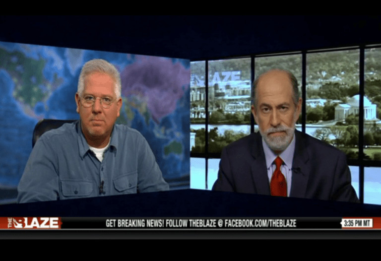 Frank and Glenn Beck