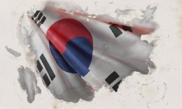 Korea Flag, South Korea National Colors Background  <>