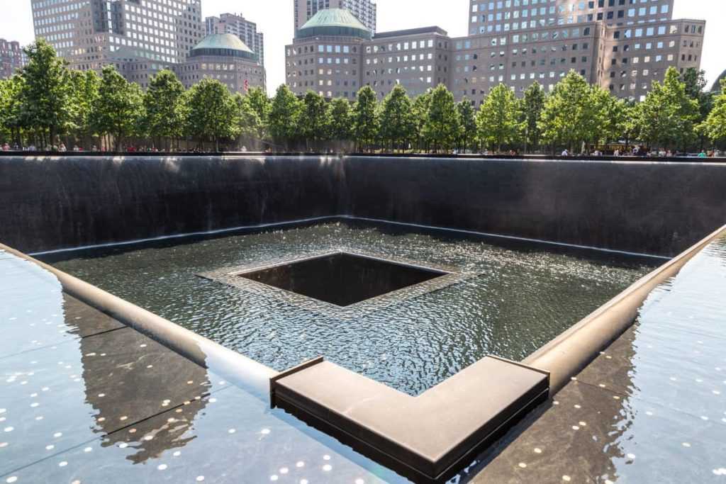 9/11 Memorial park in New York