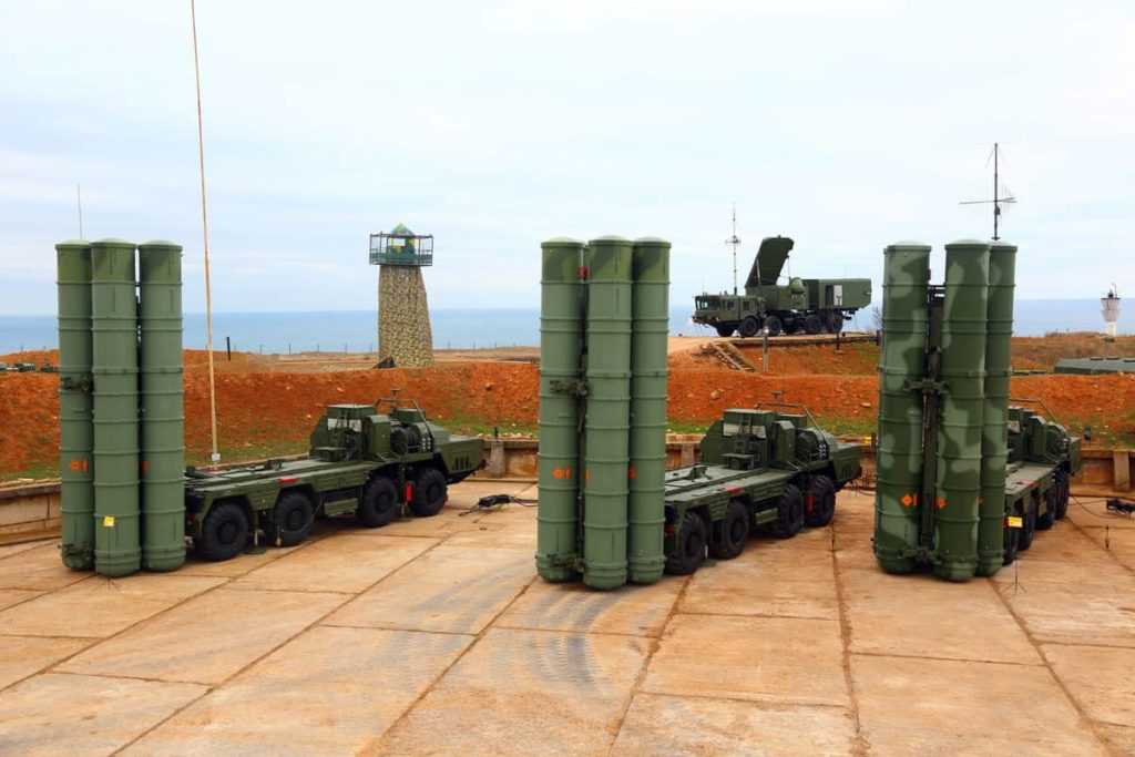 Russian anti-aircraft missile system C-400 Triumf