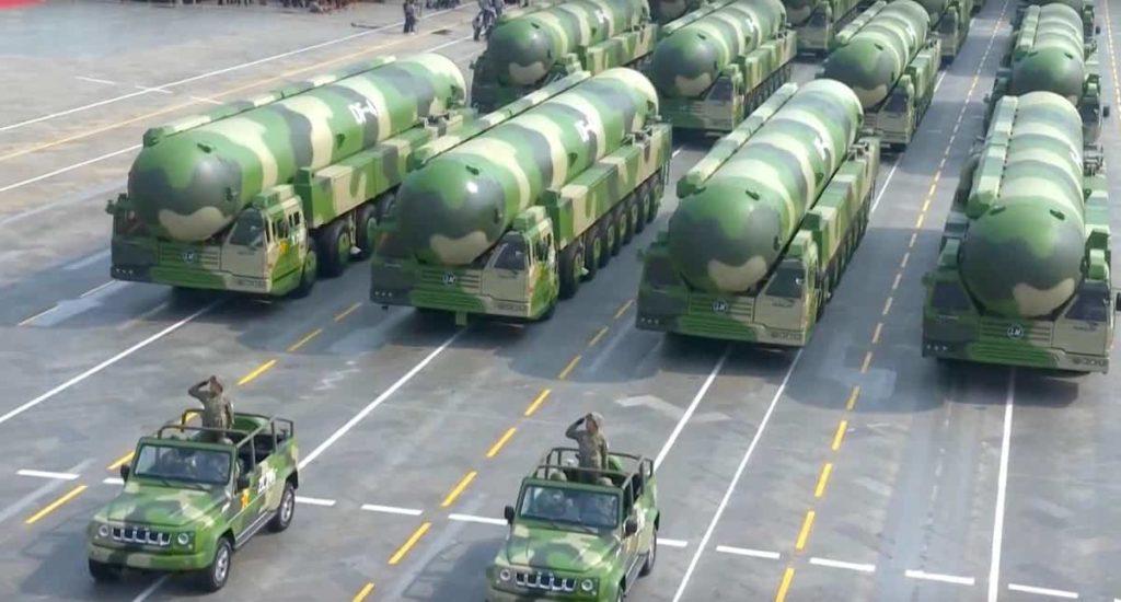 DF41 China ICBM missiles