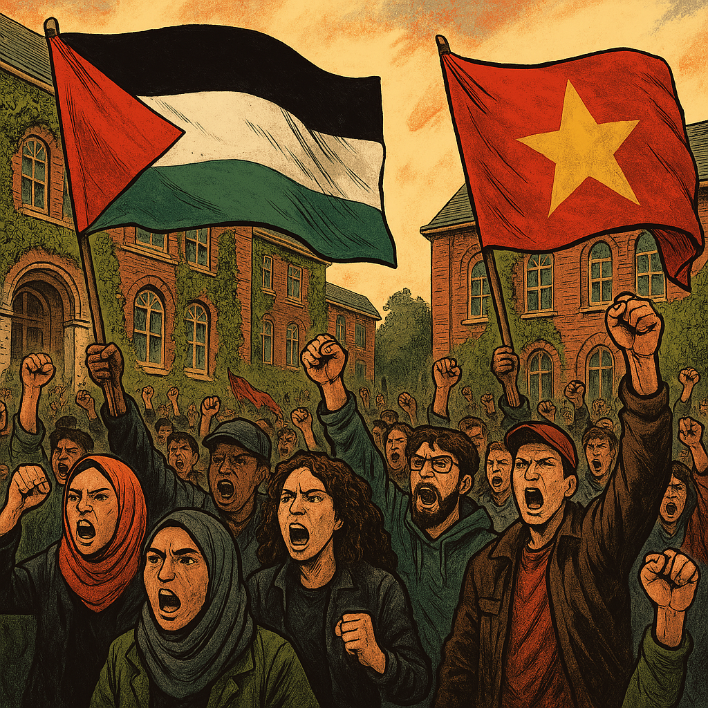 intense student prot