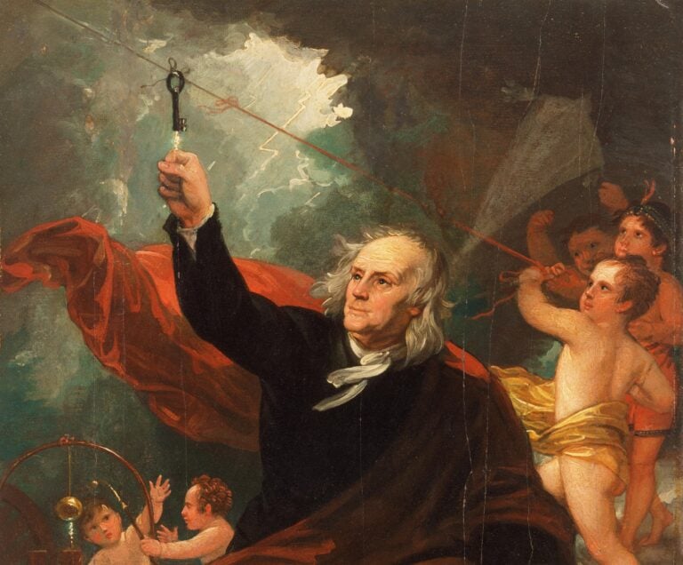 Benjamin Franklin Drawing Electricity from the Sky