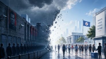 Regime Change in Non-Free Societies